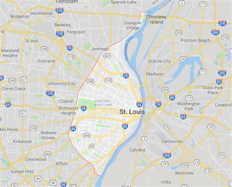 City Limits – shown on Google Maps .